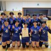 女子バレーボール部　新人戦　３位